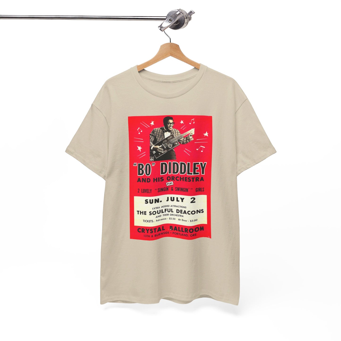 Concert Poster Tee #135: Bo Diddley