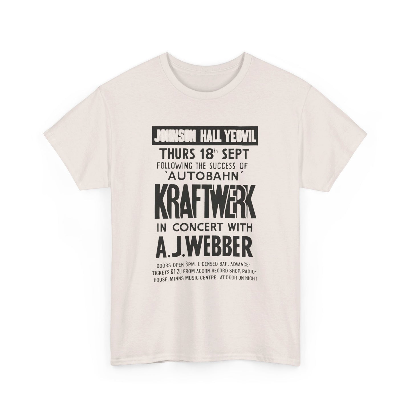 Concert Poster Tee #013: Kraftwerk