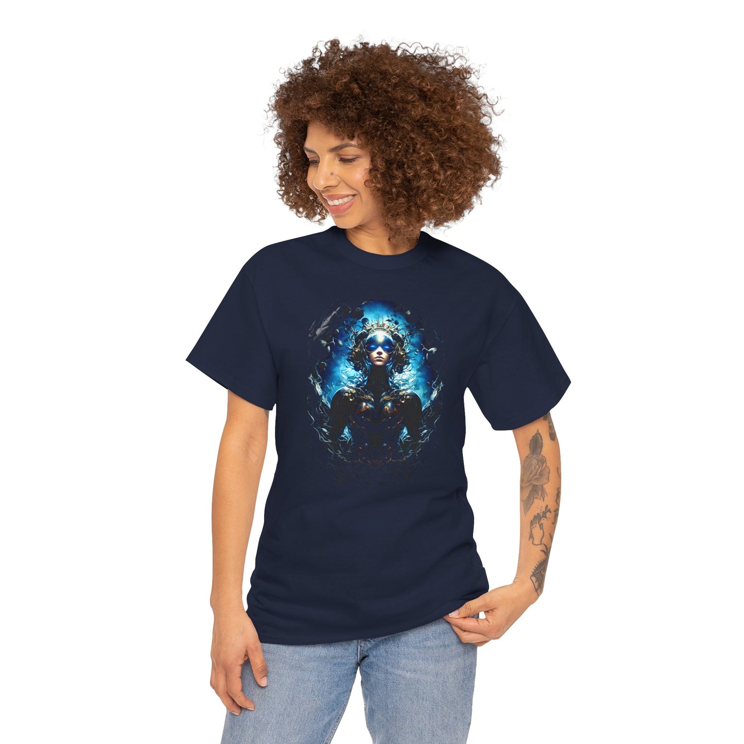 Cosmic Traveler Unisex Heavy Cotton Tee | Vintage T-Shirt, Graphic Tee, Casual Wear