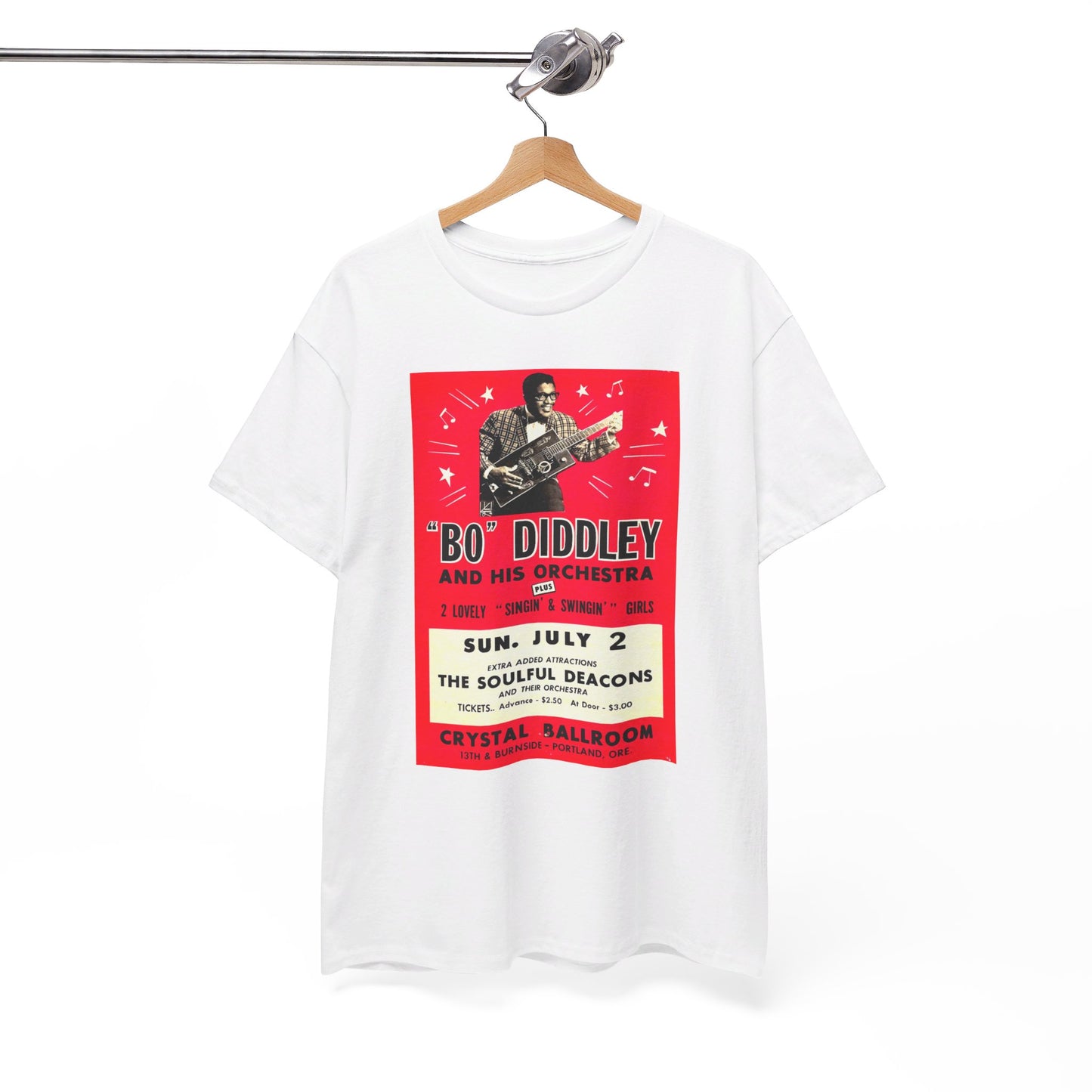 Concert Poster Tee #135: Bo Diddley