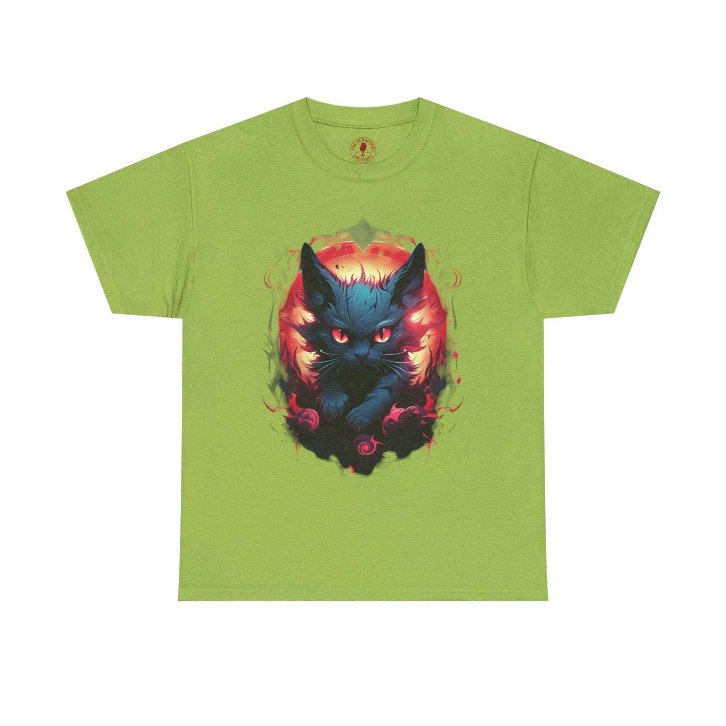 Evil Bad Kitty Cat Variant Unisex Heavy Cotton Tee | Vintage T-Shirt, Graphic Tee, Casual Wear
