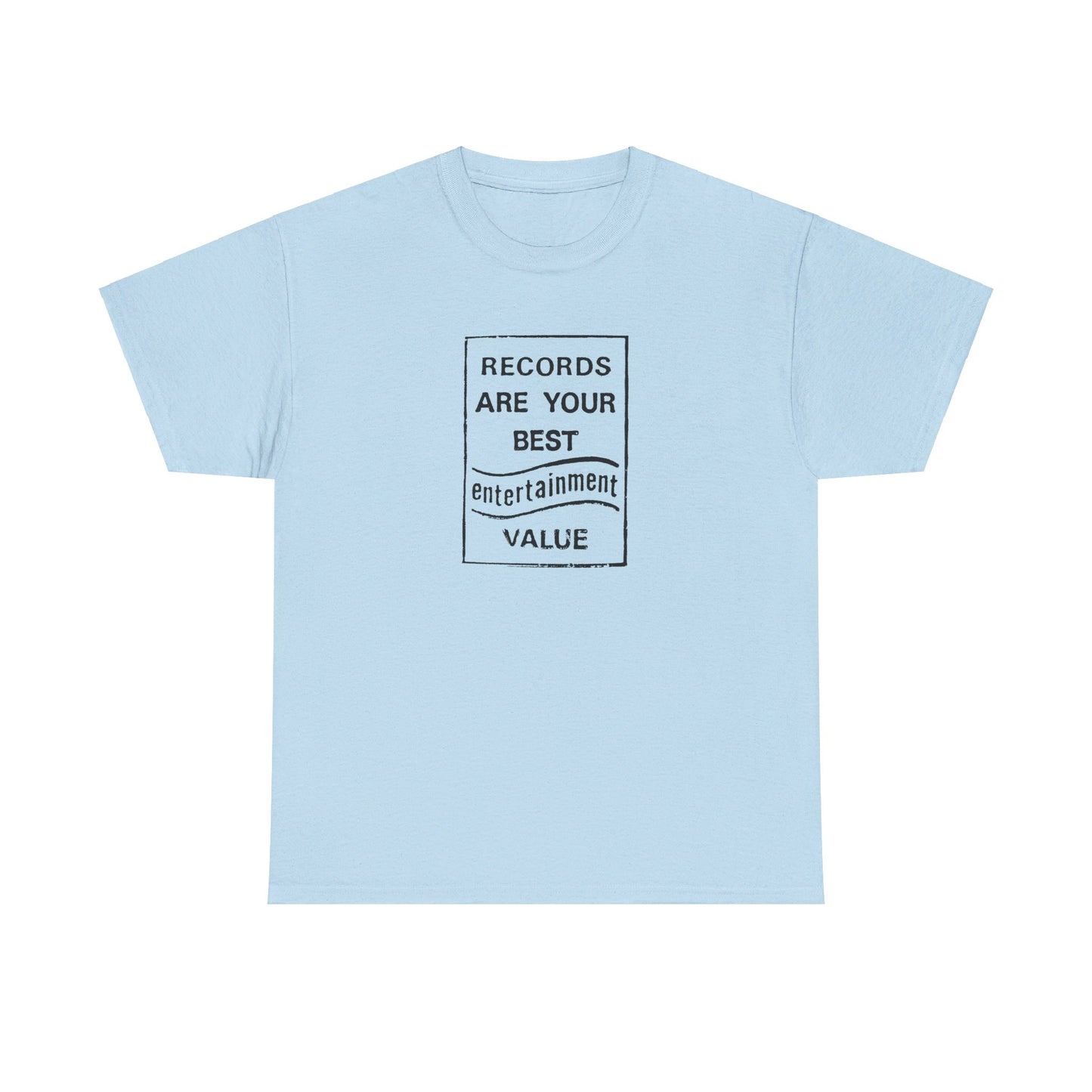 Retro Tee #205: Records Are Your Best Entertainment Value