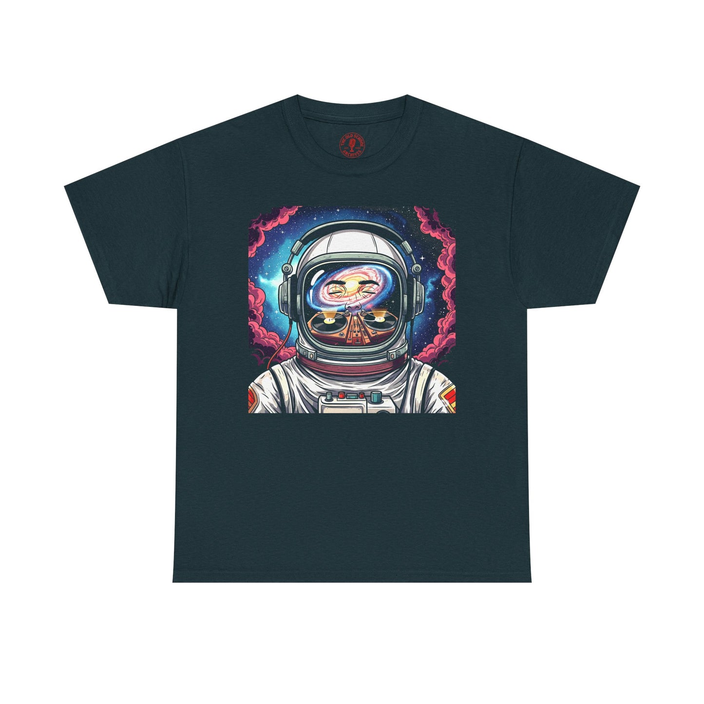 DJ Spaceman Tee, Unisex Heavy Cotton T-Shirt, Casual Statement Wear