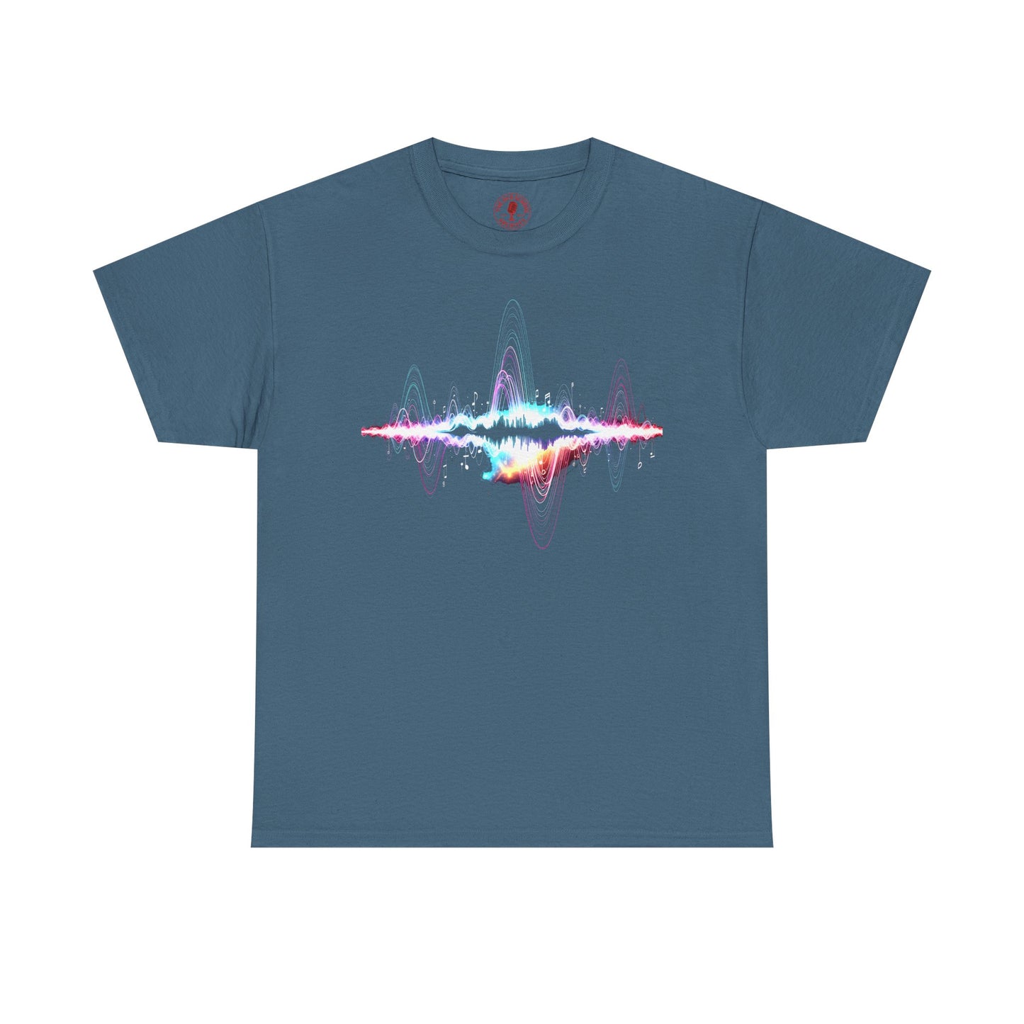Music Visualized Tee, Unisex Heavy Cotton T-Shirt, Casual Statement Wear