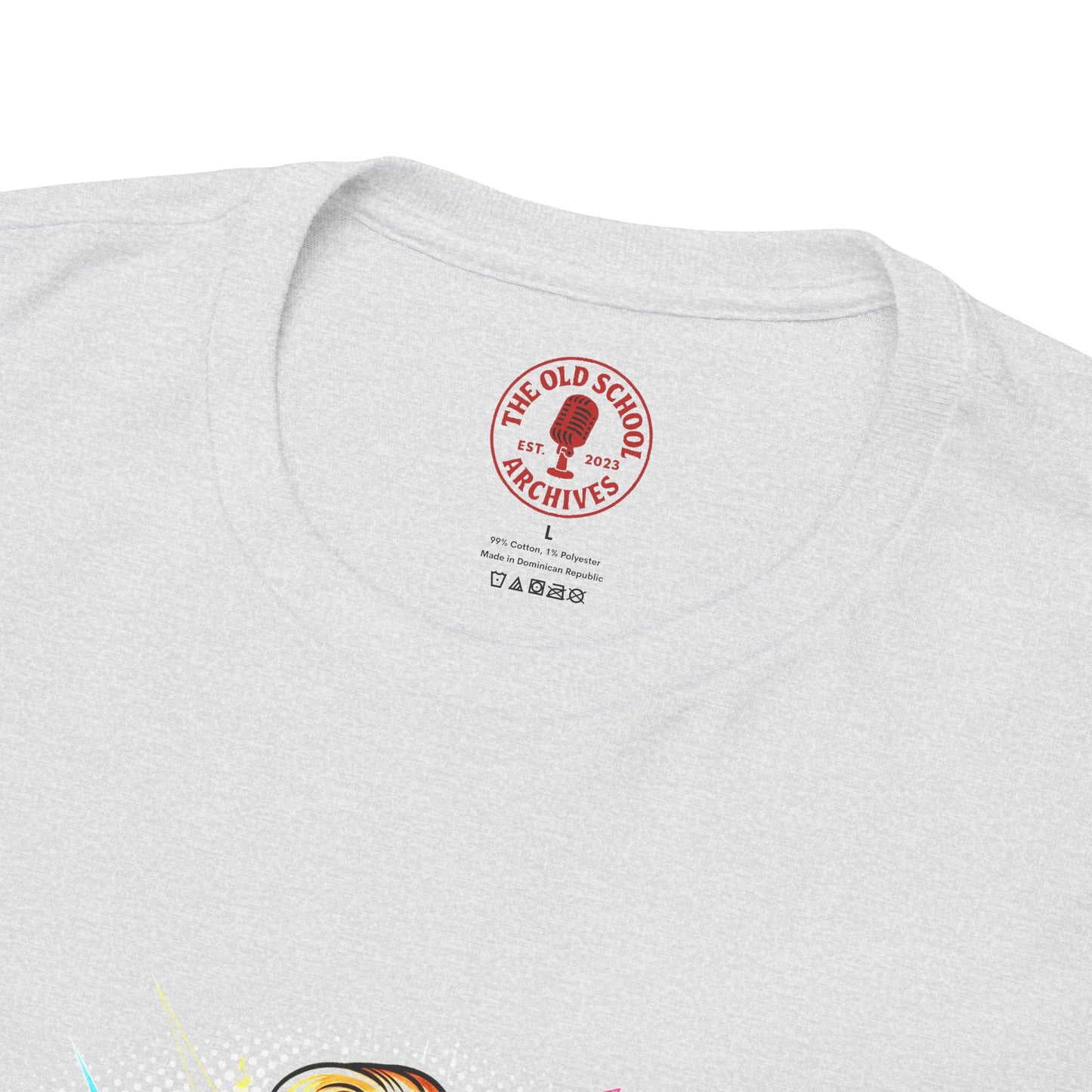 Pin-up Girl With Sax & Mic Tee, Unisex Heavy Cotton T-Shirt, Casual Statement Wear