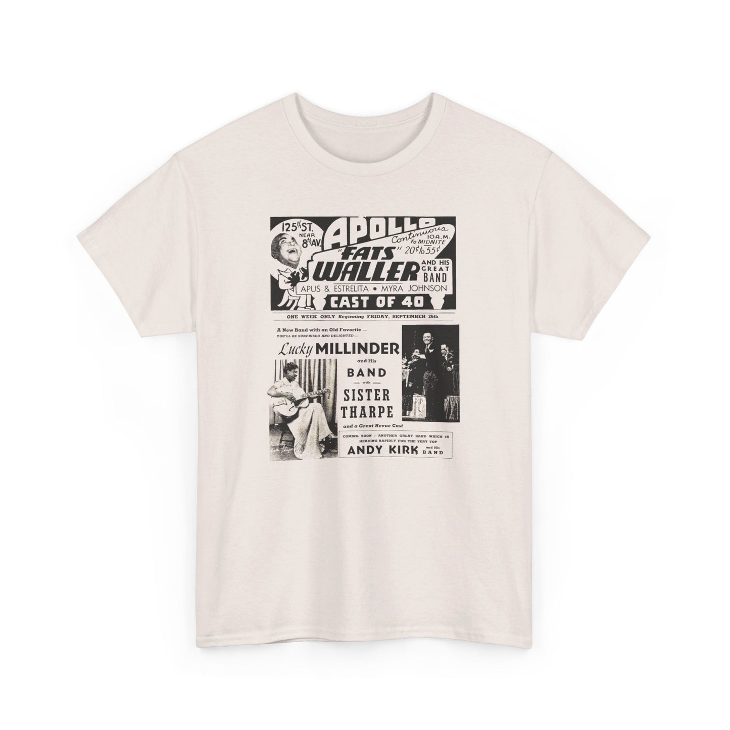 Concert Poster Tee #049: Fats Waller