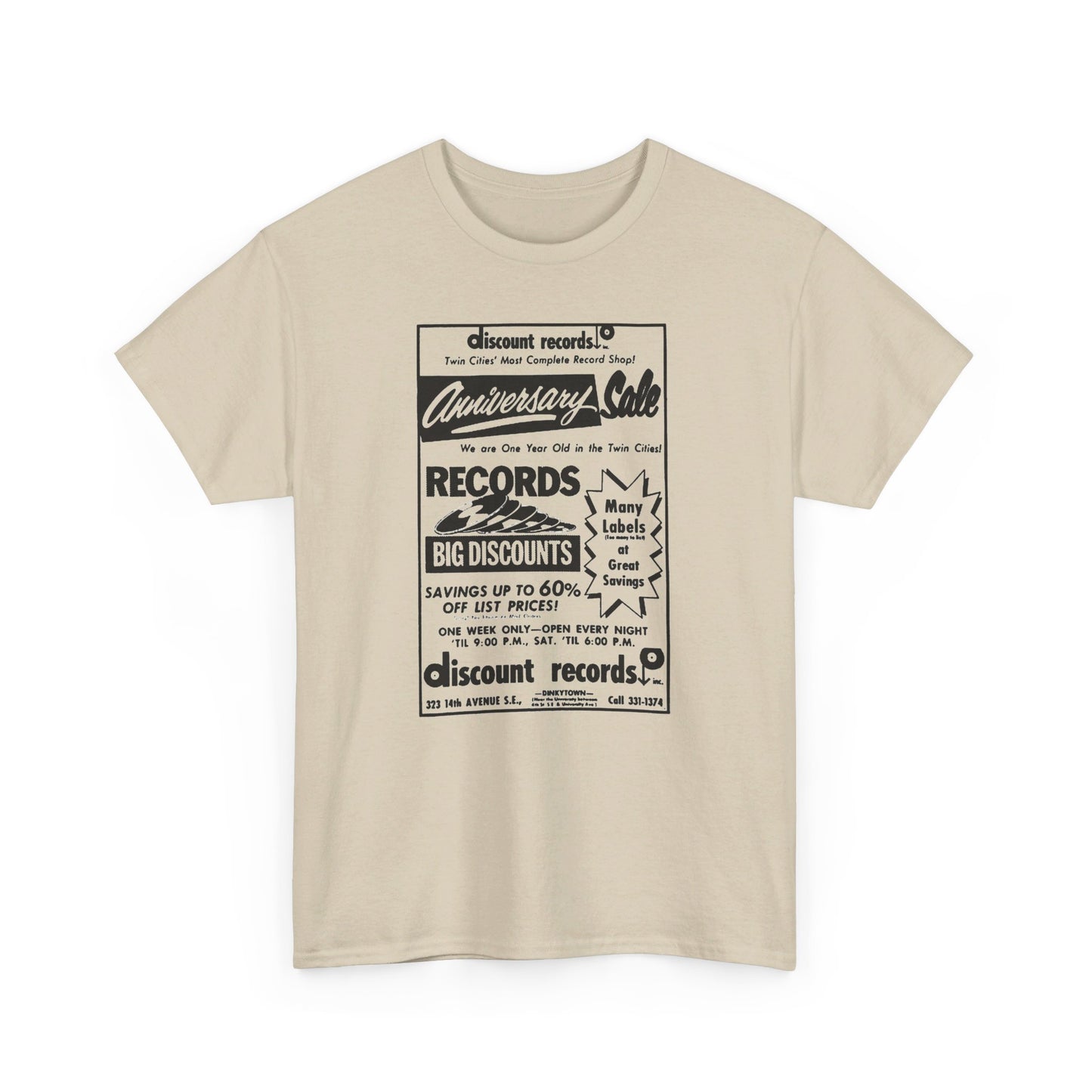 Record Store Tee #137: Discount Records Dinkytown