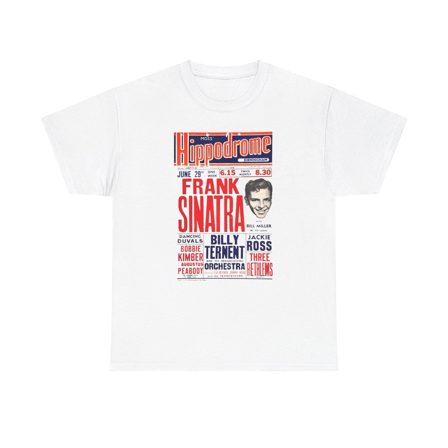 Concert Poster Tee #142: Frank Sinatra