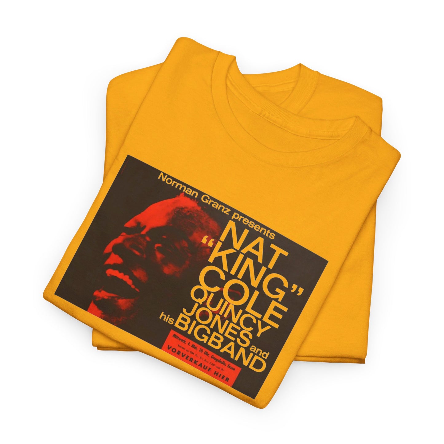 Concert Poster Tee #015: Nat King Cole Quincy Jones