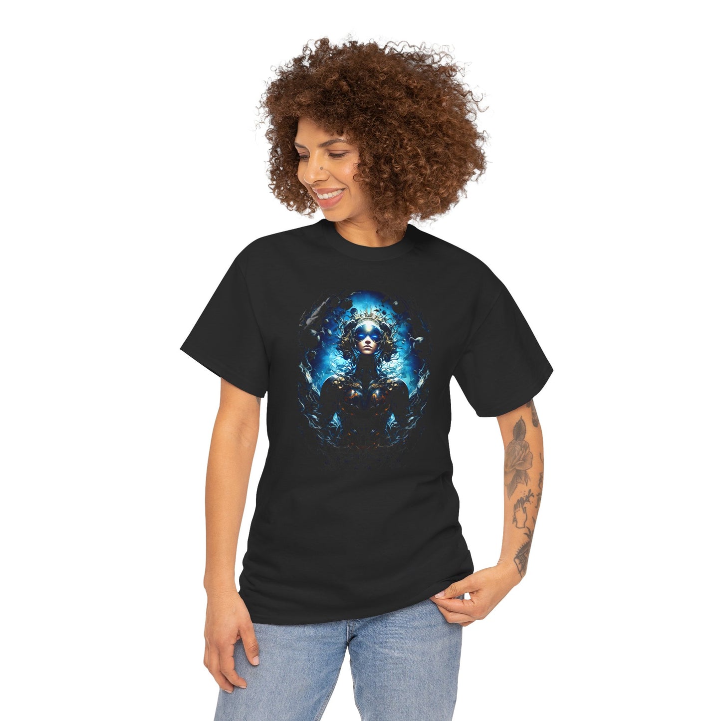 Cosmic Traveler Unisex Heavy Cotton Tee | Vintage T-Shirt, Graphic Tee, Casual Wear