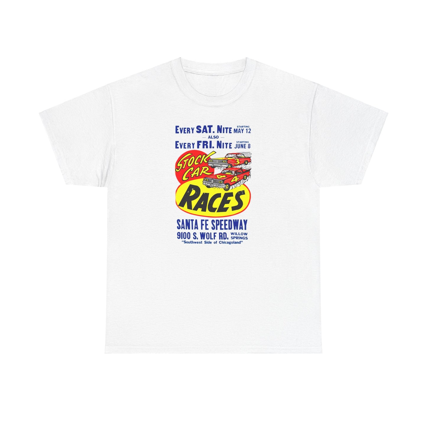 Retro Car Culture Tee #005: Santa Fe Speedway