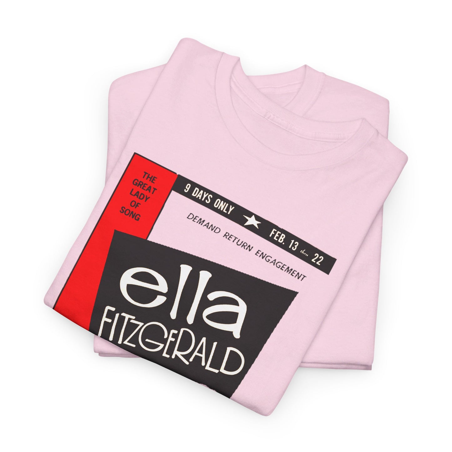 Concert Poster Tee #116: Ella Fitzgerald