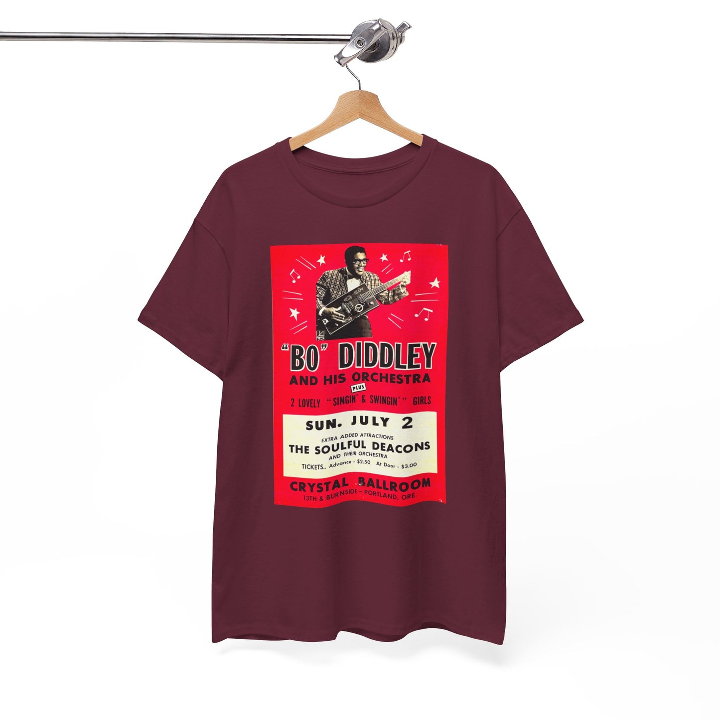 Concert Poster Tee #135: Bo Diddley