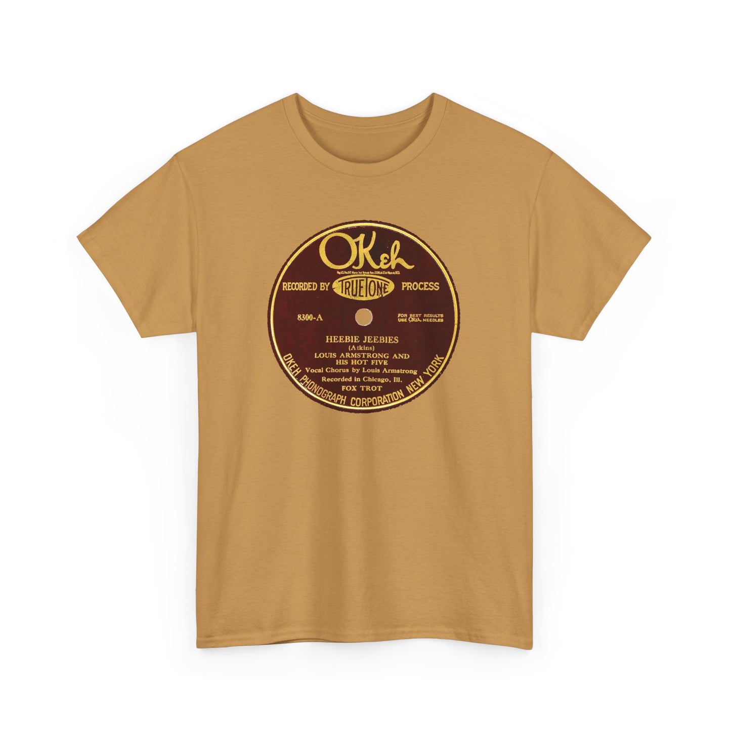 78rpm Tee #105: Louis Armstrong & His Hot Five - Heebie Jeebies