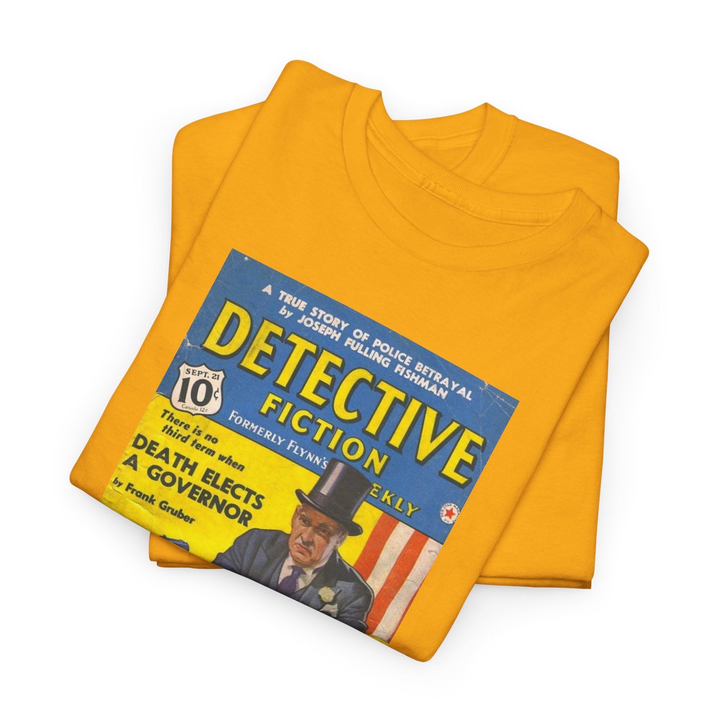 Pulp Cover Tee #449: Detective Fiction