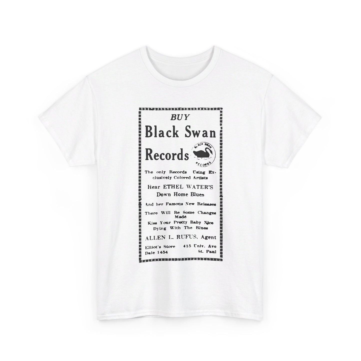 Record Store Tee #134: Elliot's Store Black Swan Record Dealer