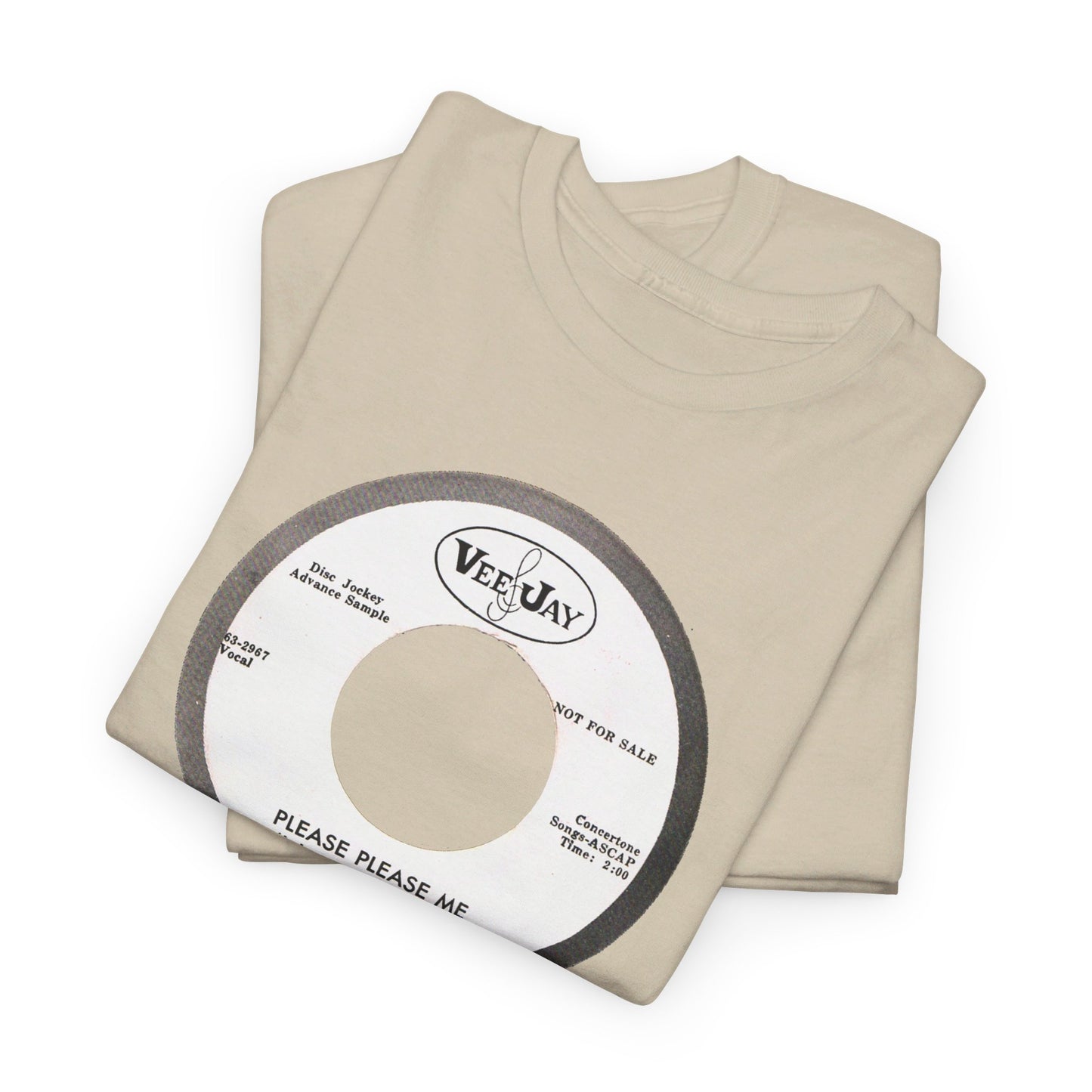 45rpm Tee #09: The Beattles Please Please Me Promo Label