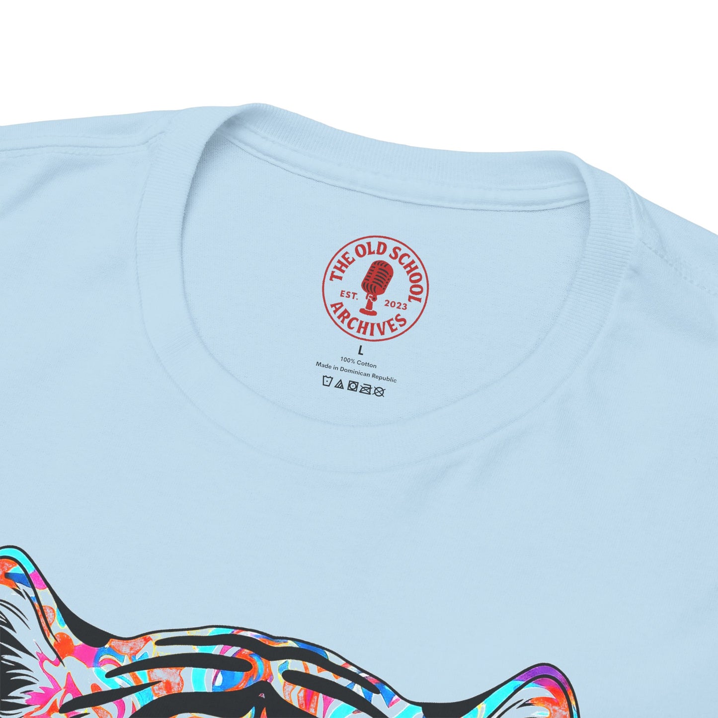 Cosmic Tiger Unisex Heavy Cotton Tee Statement Shirt