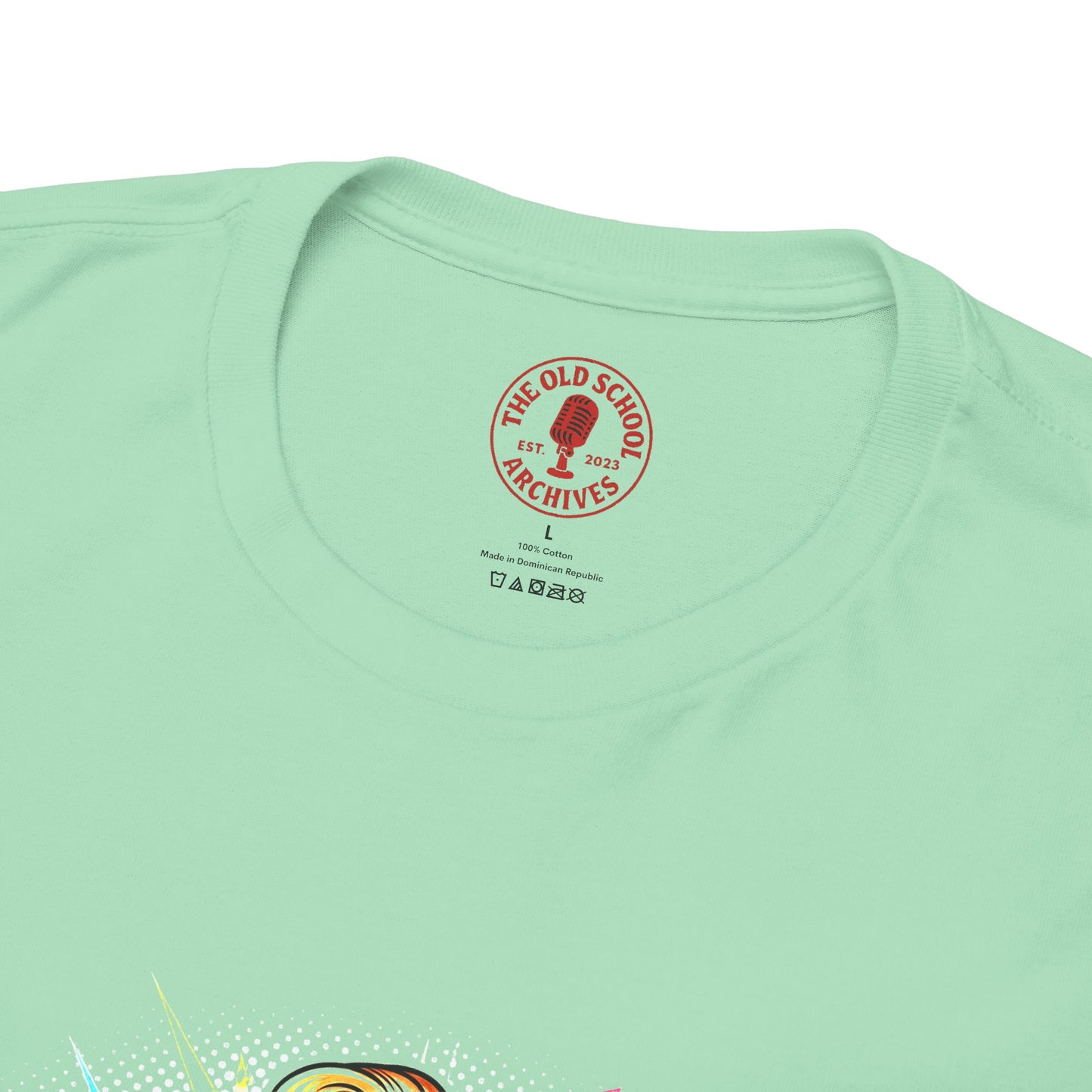 Pin-up Girl With Sax & Mic Tee, Unisex Heavy Cotton T-Shirt, Casual Statement Wear