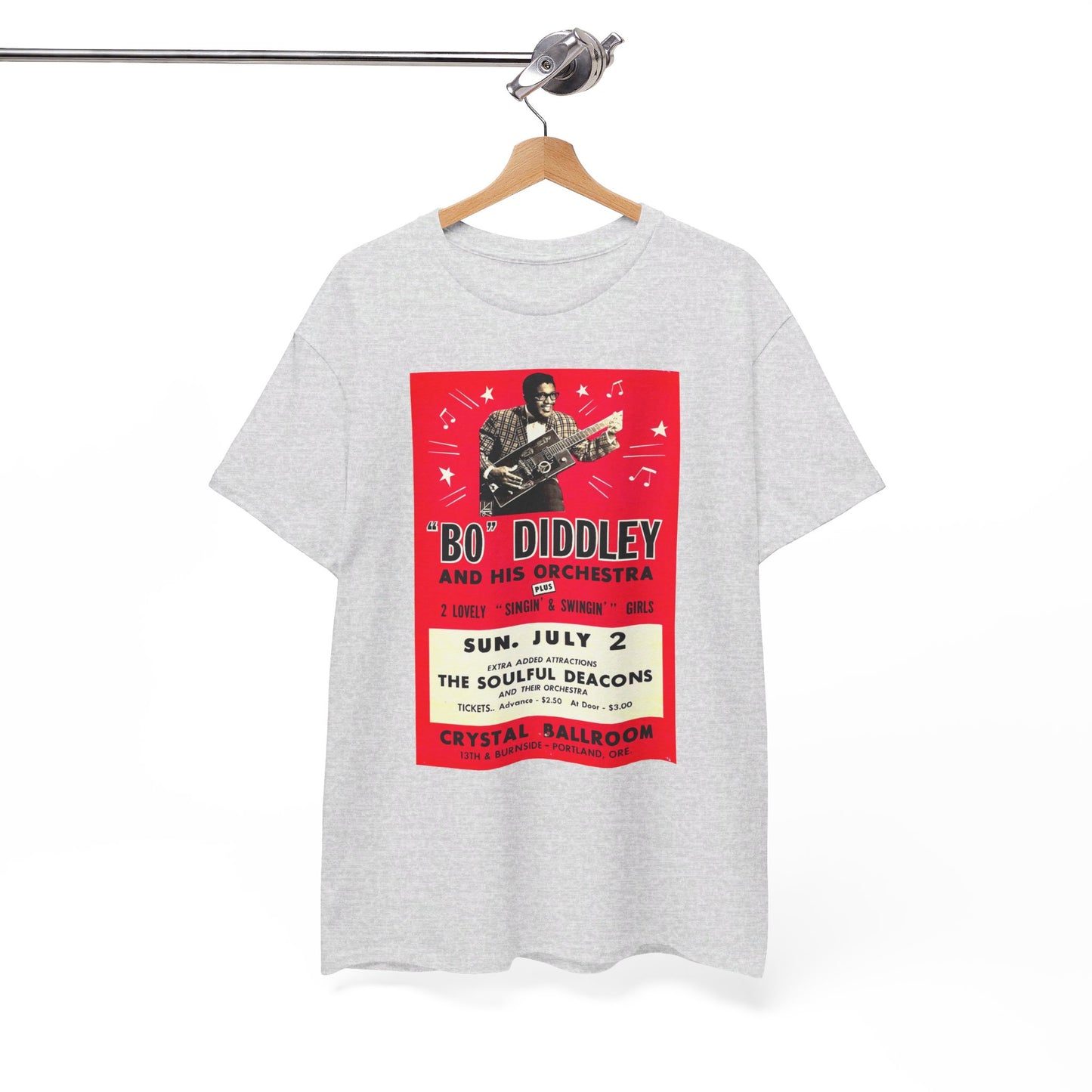 Concert Poster Tee #135: Bo Diddley