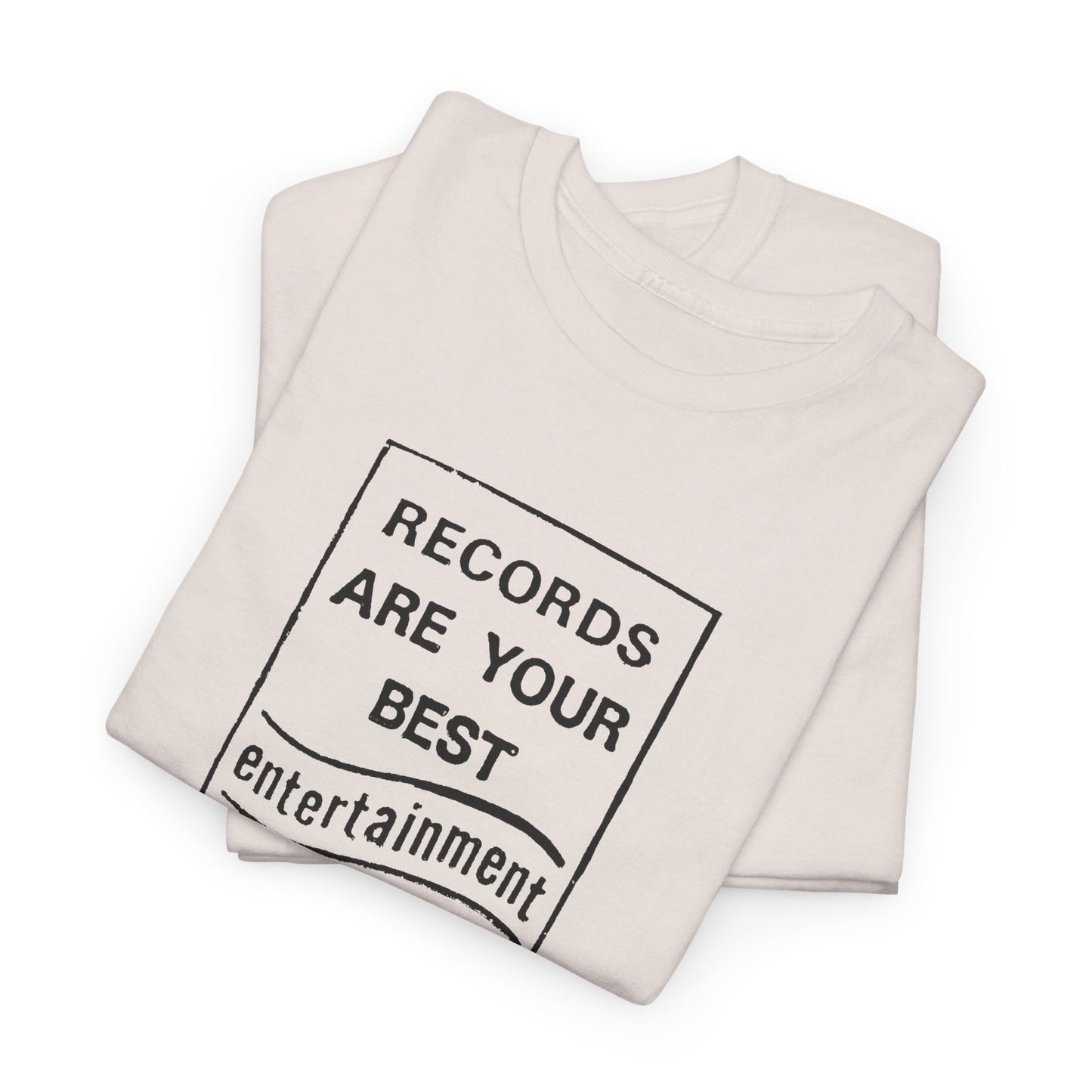 Retro Tee #205: Records Are Your Best Entertainment Value