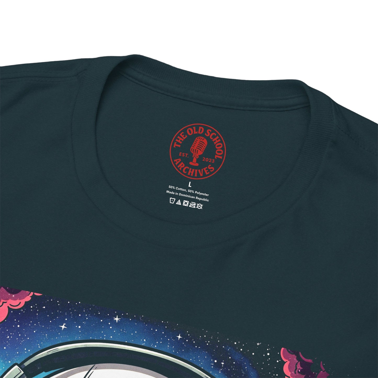 DJ Spaceman Tee, Unisex Heavy Cotton T-Shirt, Casual Statement Wear