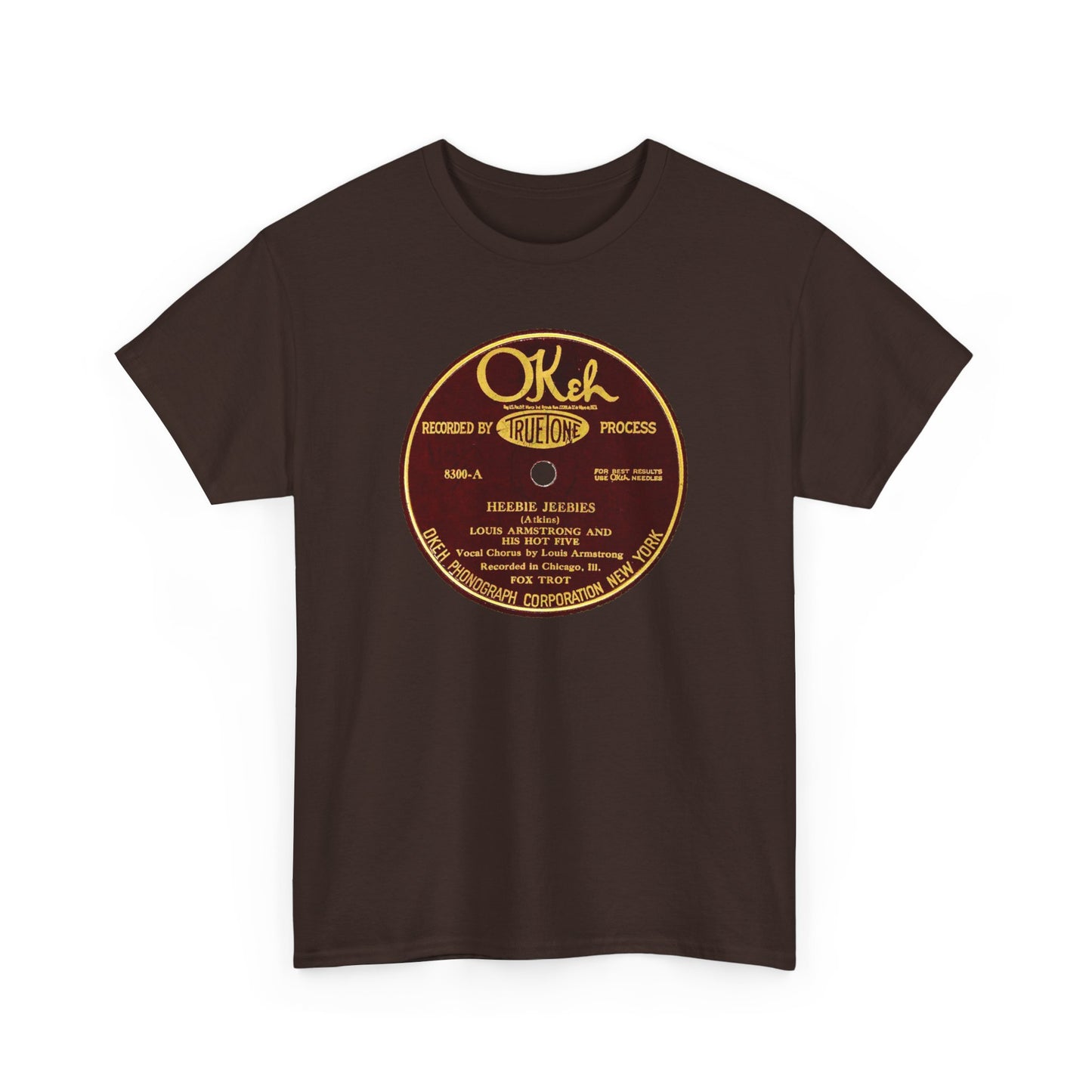 78rpm Tee #105: Louis Armstrong & His Hot Five - Heebie Jeebies