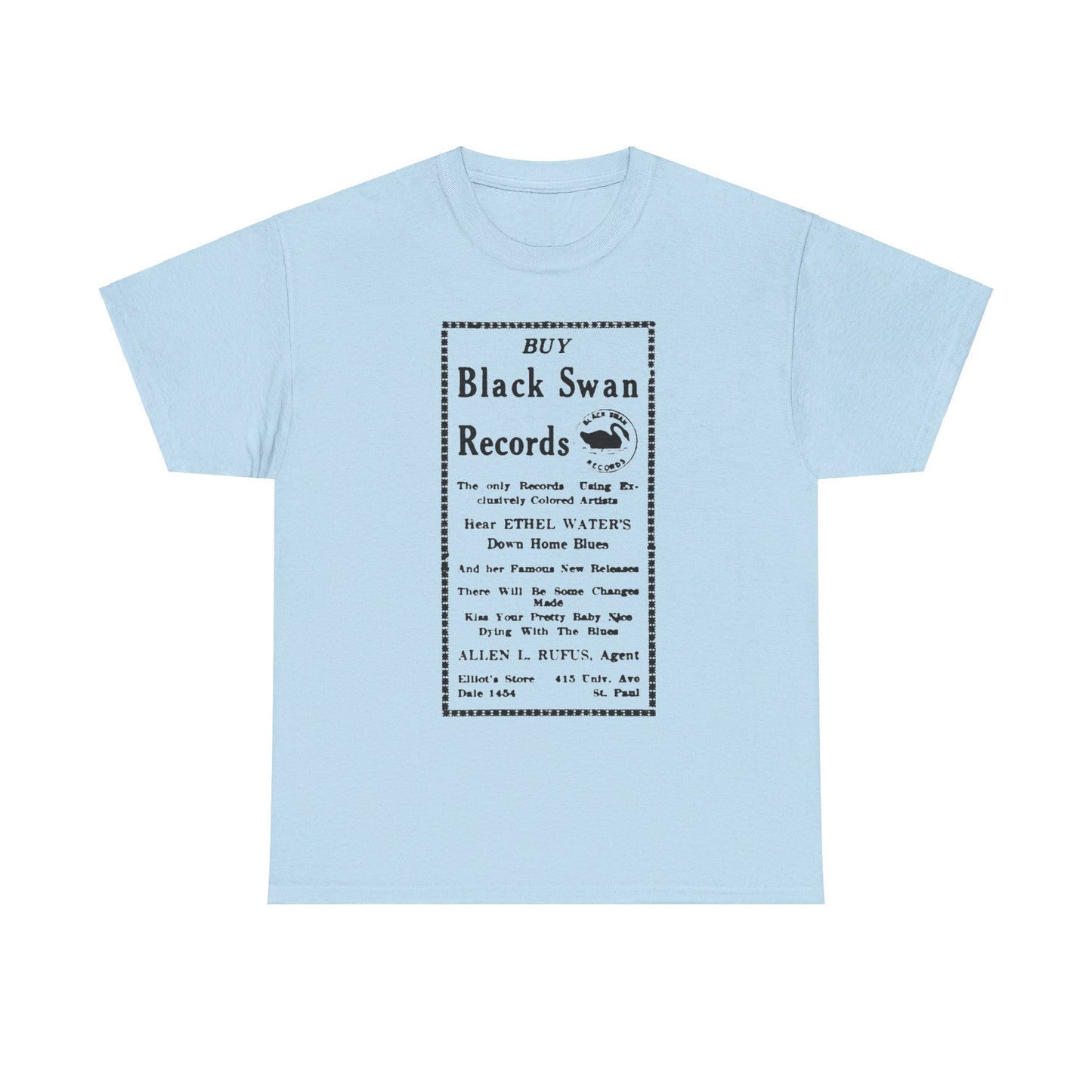 Record Store Tee #134: Elliot's Store Black Swan Record Dealer