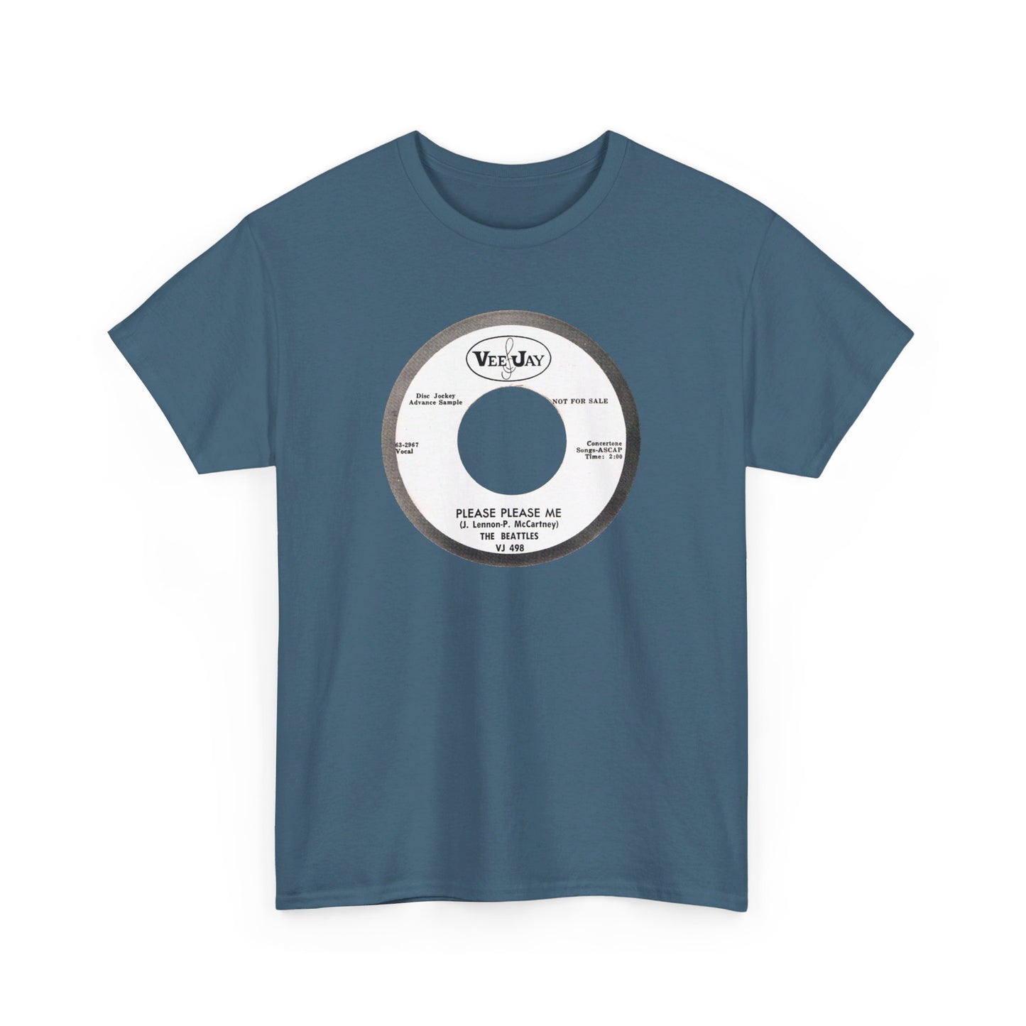 45rpm Tee #09: The Beattles Please Please Me Promo Label