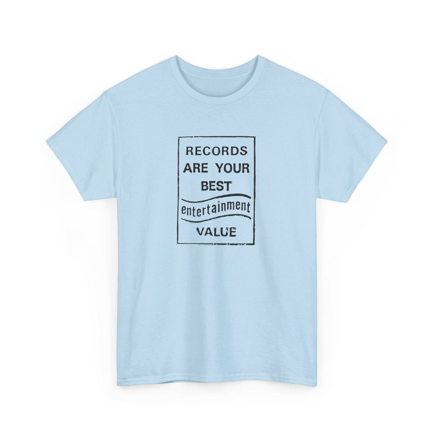 Retro Tee #205: Records Are Your Best Entertainment Value