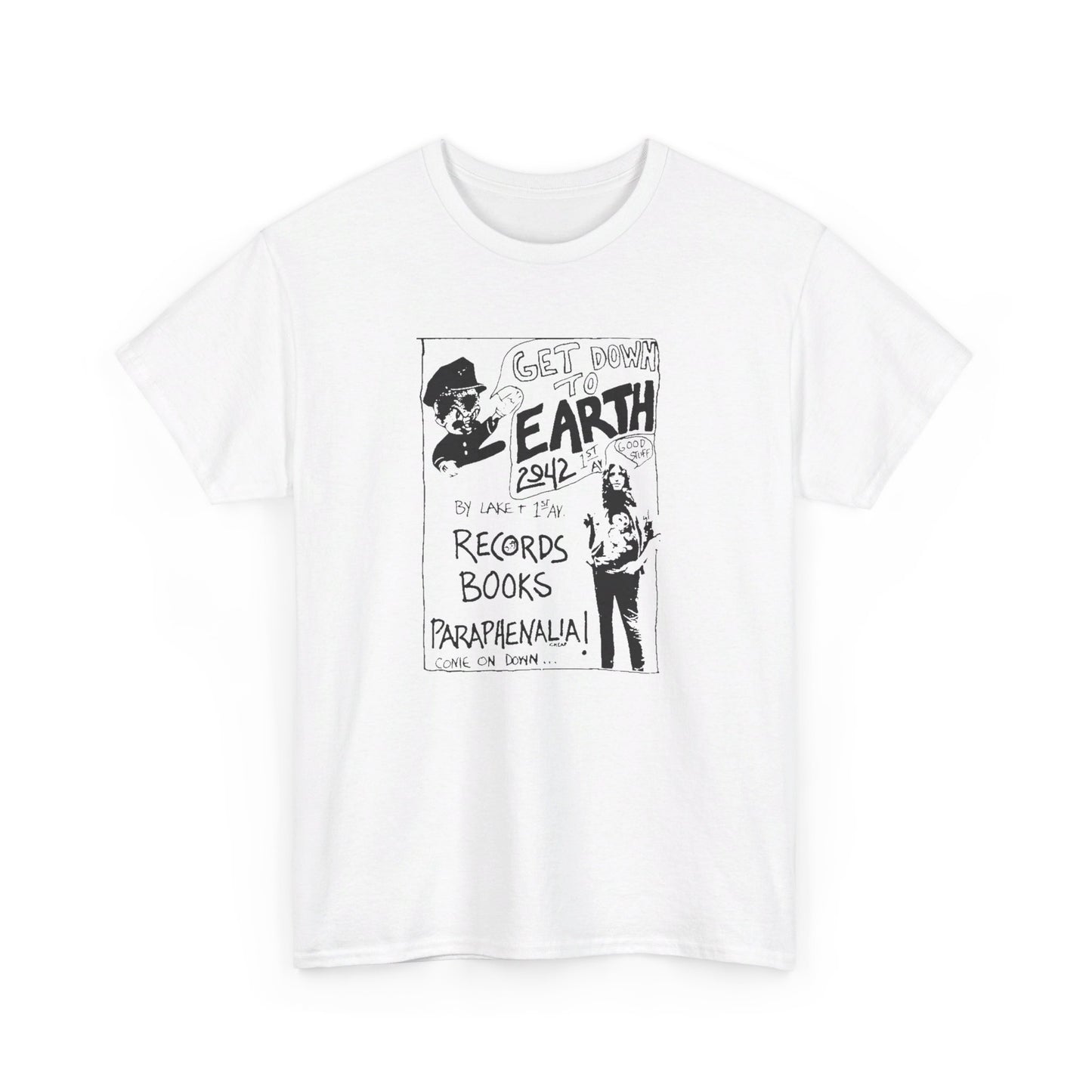 Record Store Tee #139: Earth Records Books & Paraphernalia