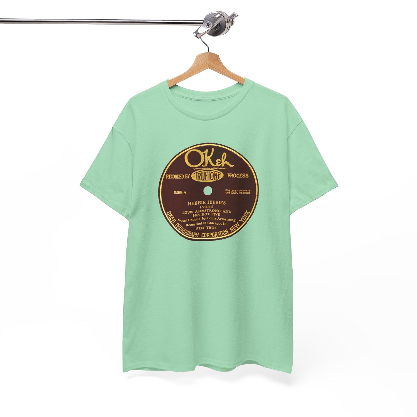 78rpm Tee #105: Louis Armstrong & His Hot Five - Heebie Jeebies