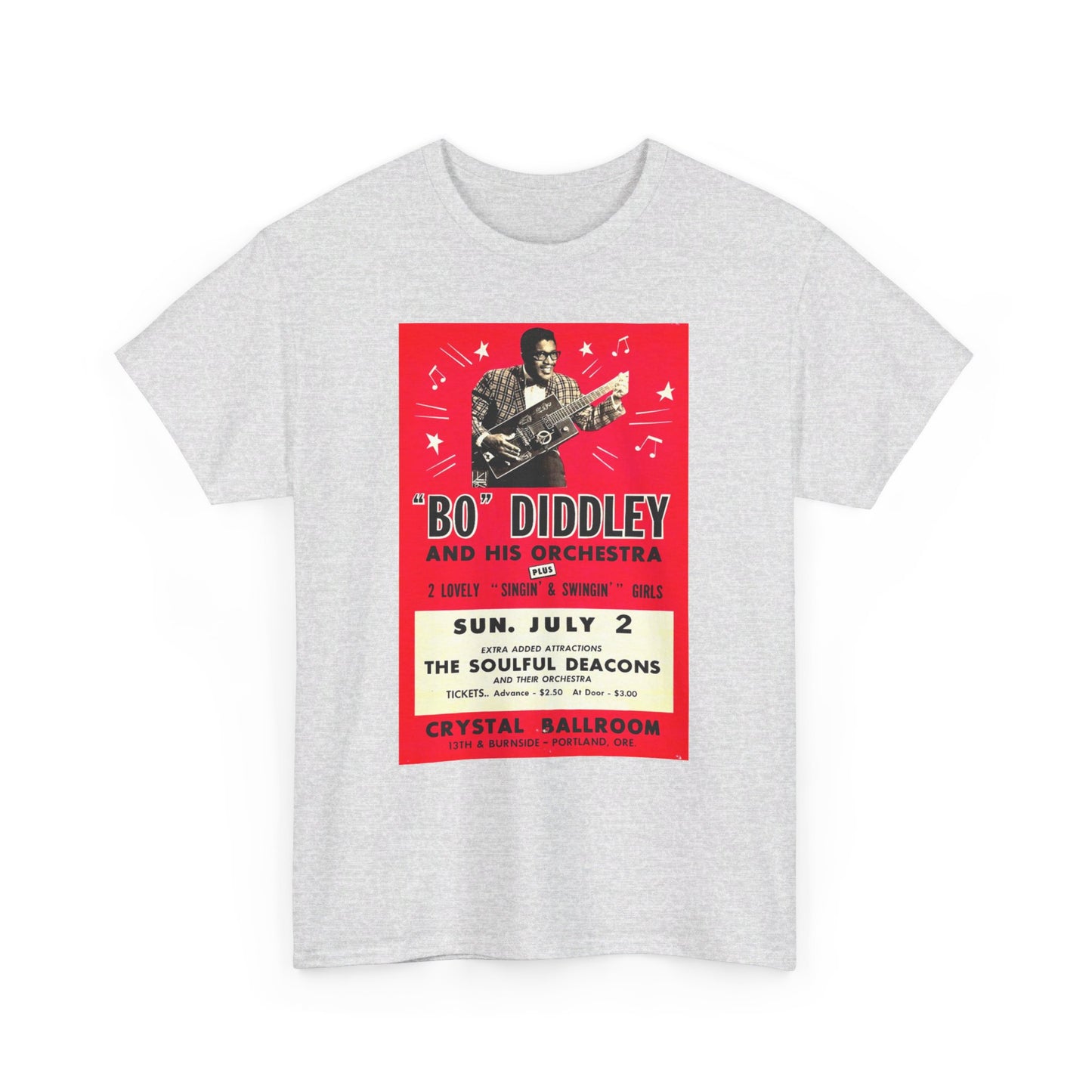 Concert Poster Tee #135: Bo Diddley