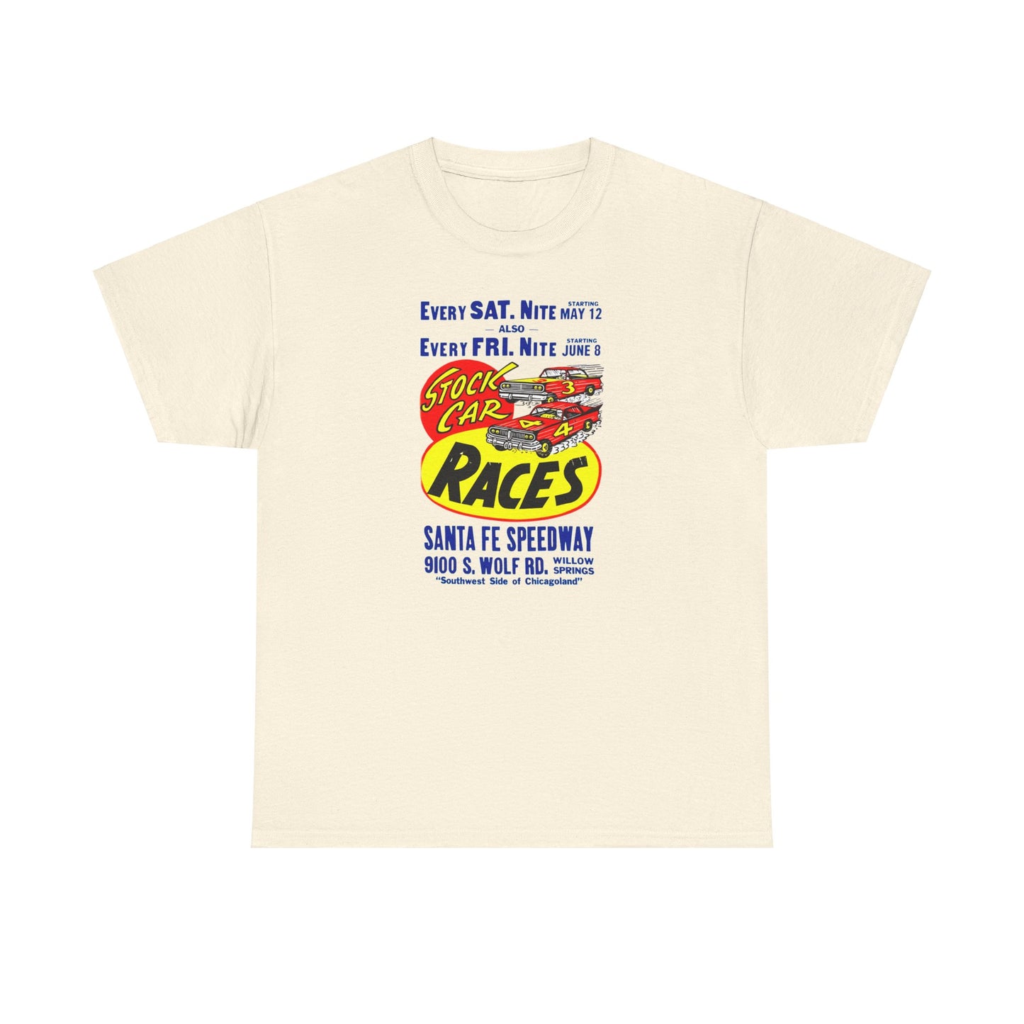 Retro Car Culture Tee #005: Santa Fe Speedway