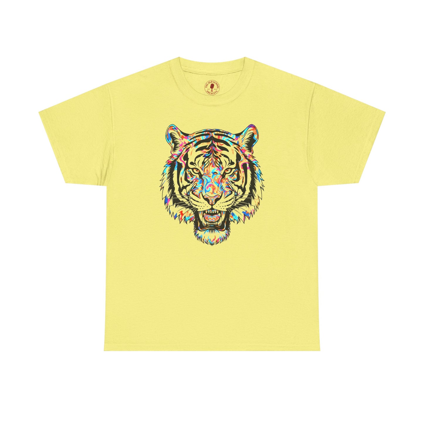 Cosmic Tiger Unisex Heavy Cotton Tee Statement Shirt