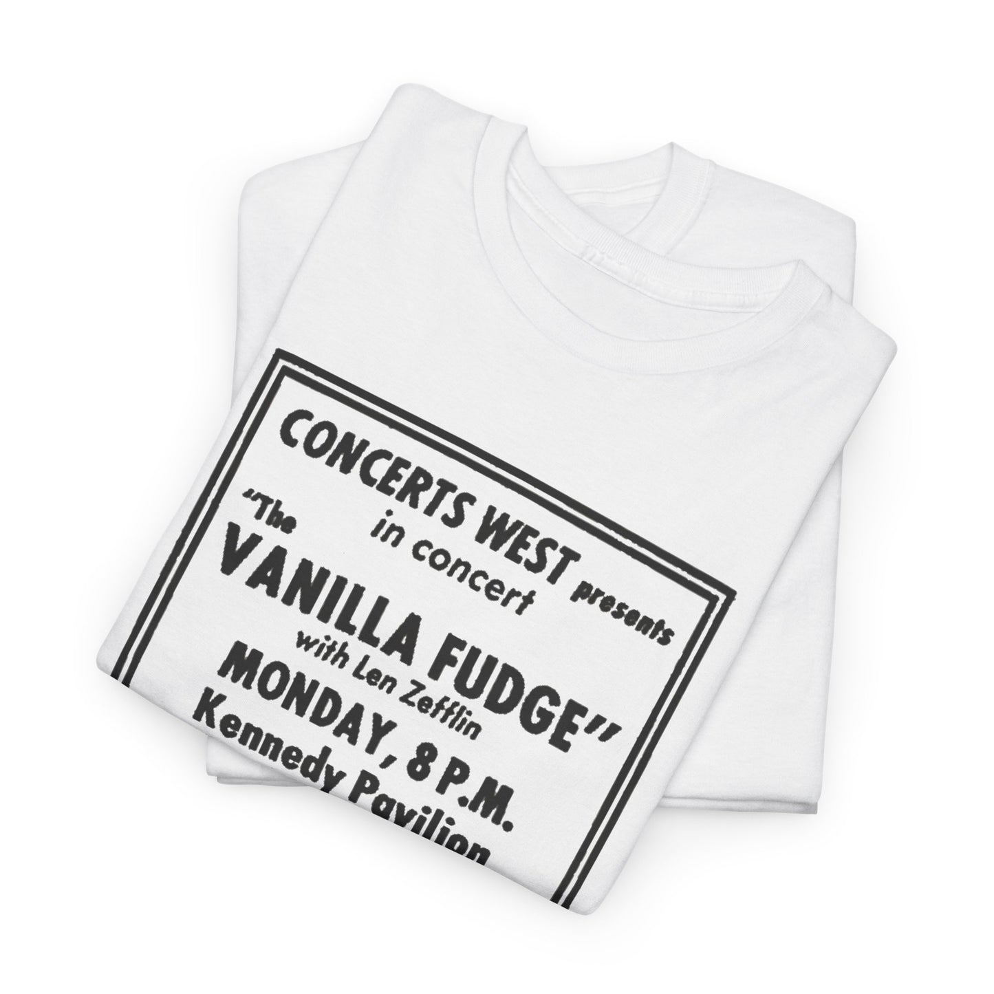 Concert Poster Tee #097: Vanilla Fudge Led Zeppelin