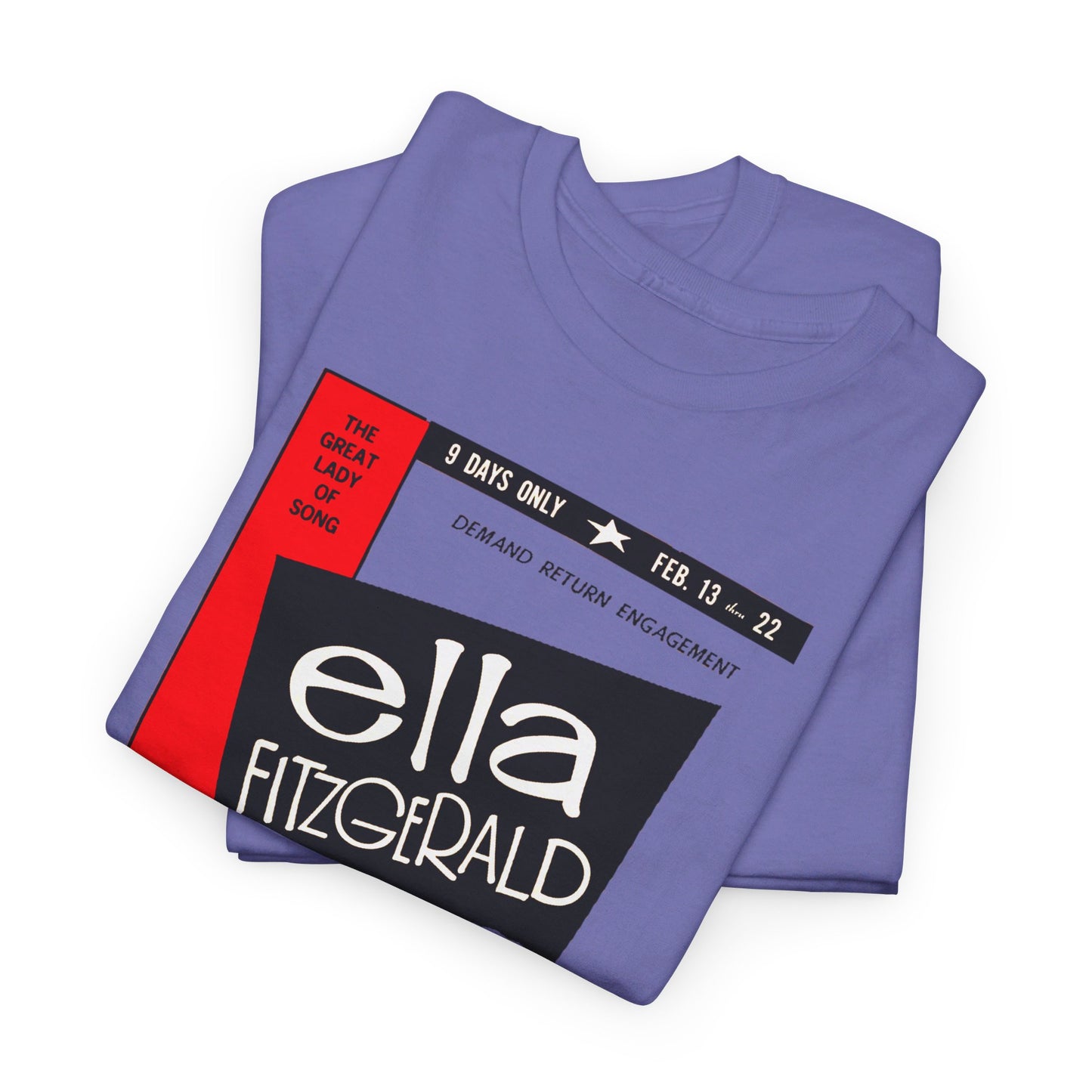 Concert Poster Tee #116: Ella Fitzgerald