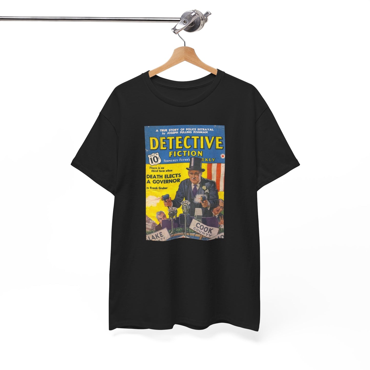 Pulp Cover Tee #449: Detective Fiction