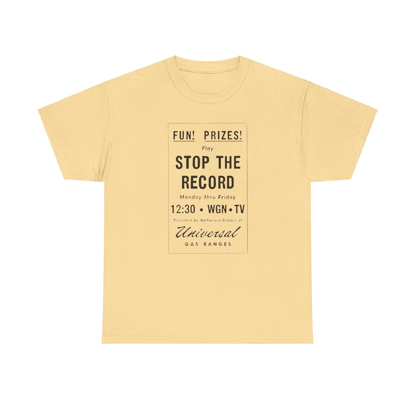 Television Tee #232: Stop The Record