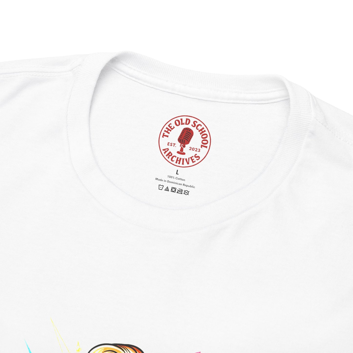 Pin-up Girl With Sax & Mic Tee, Unisex Heavy Cotton T-Shirt, Casual Statement Wear