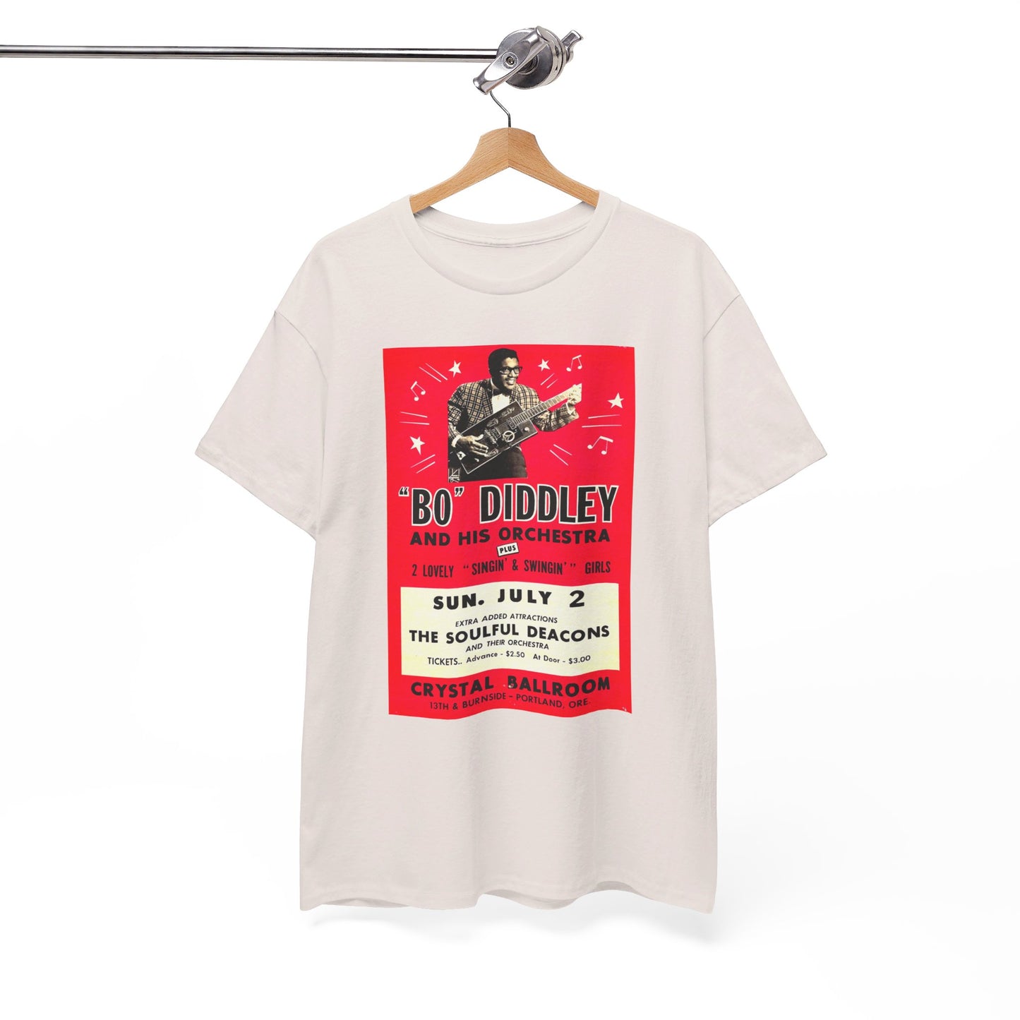 Concert Poster Tee #135: Bo Diddley