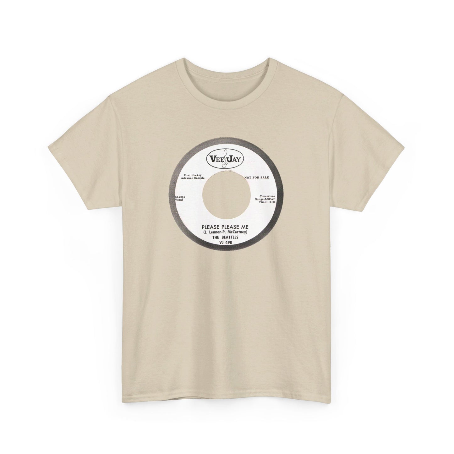 45rpm Tee #09: The Beattles Please Please Me Promo Label