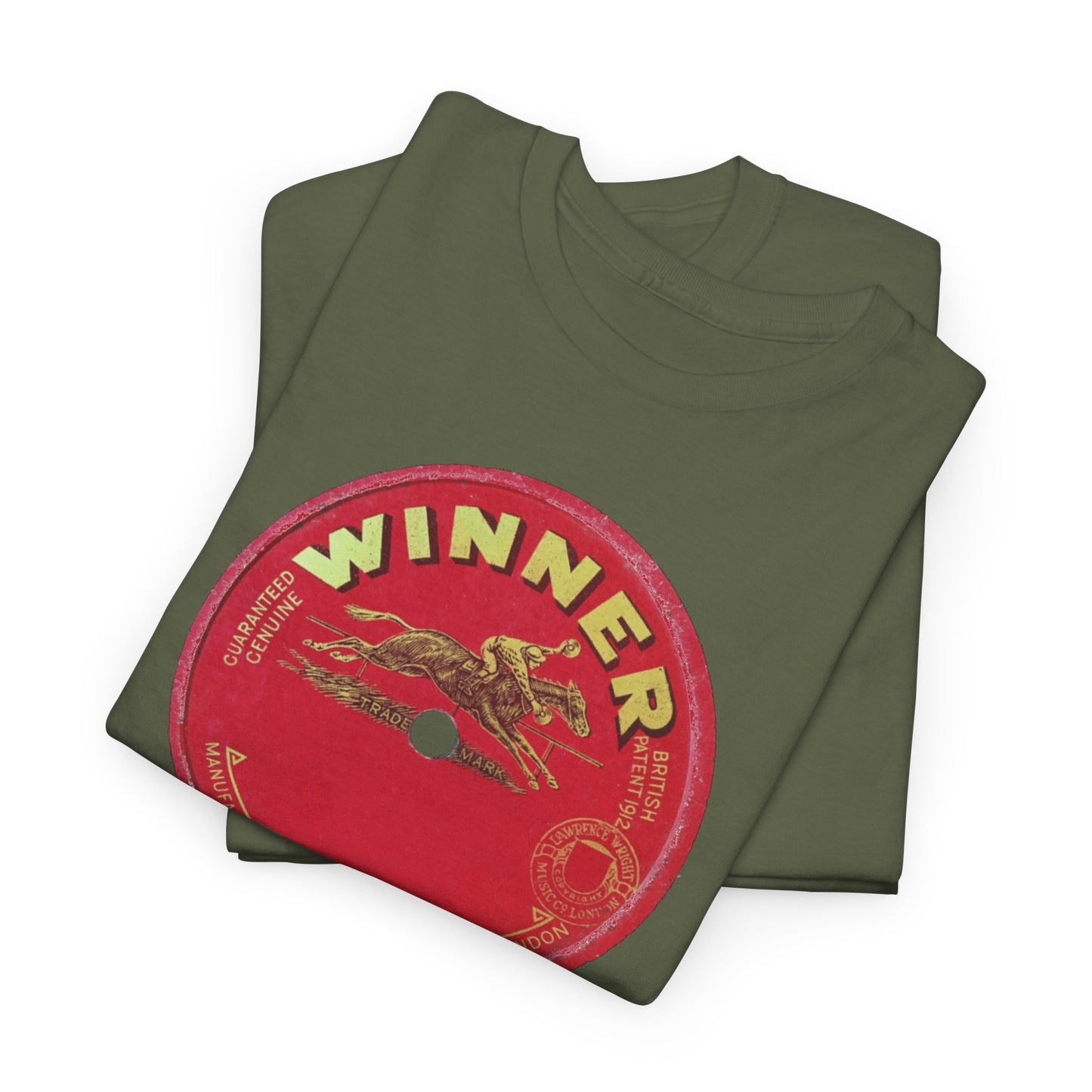 Vintage Retro 78rpm Label Tee #11: Winner Records