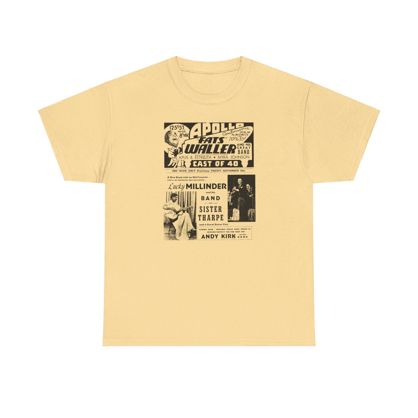 Concert Poster Tee #049: Fats Waller