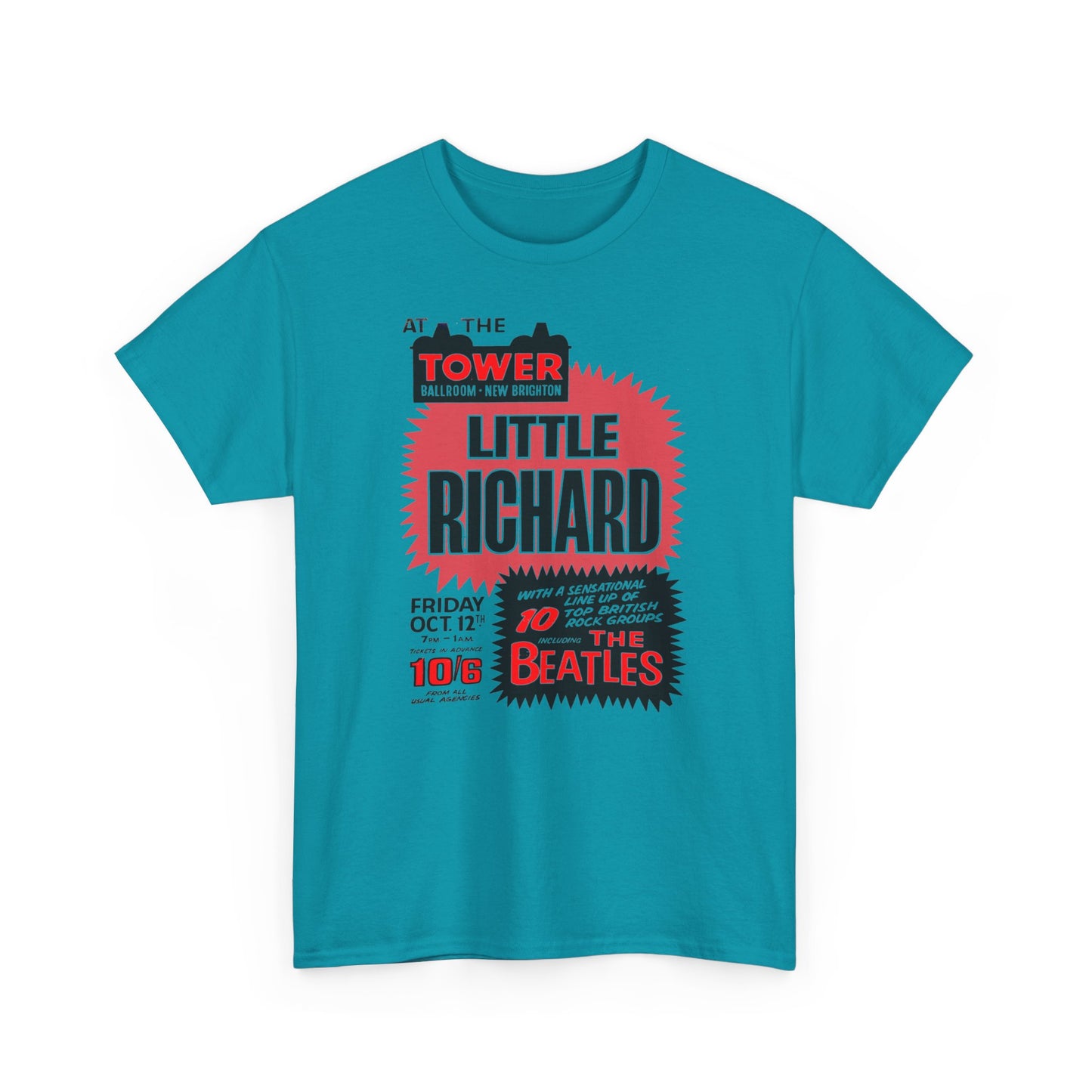 Concert Poster Tee #064: The Beatles Little Richard