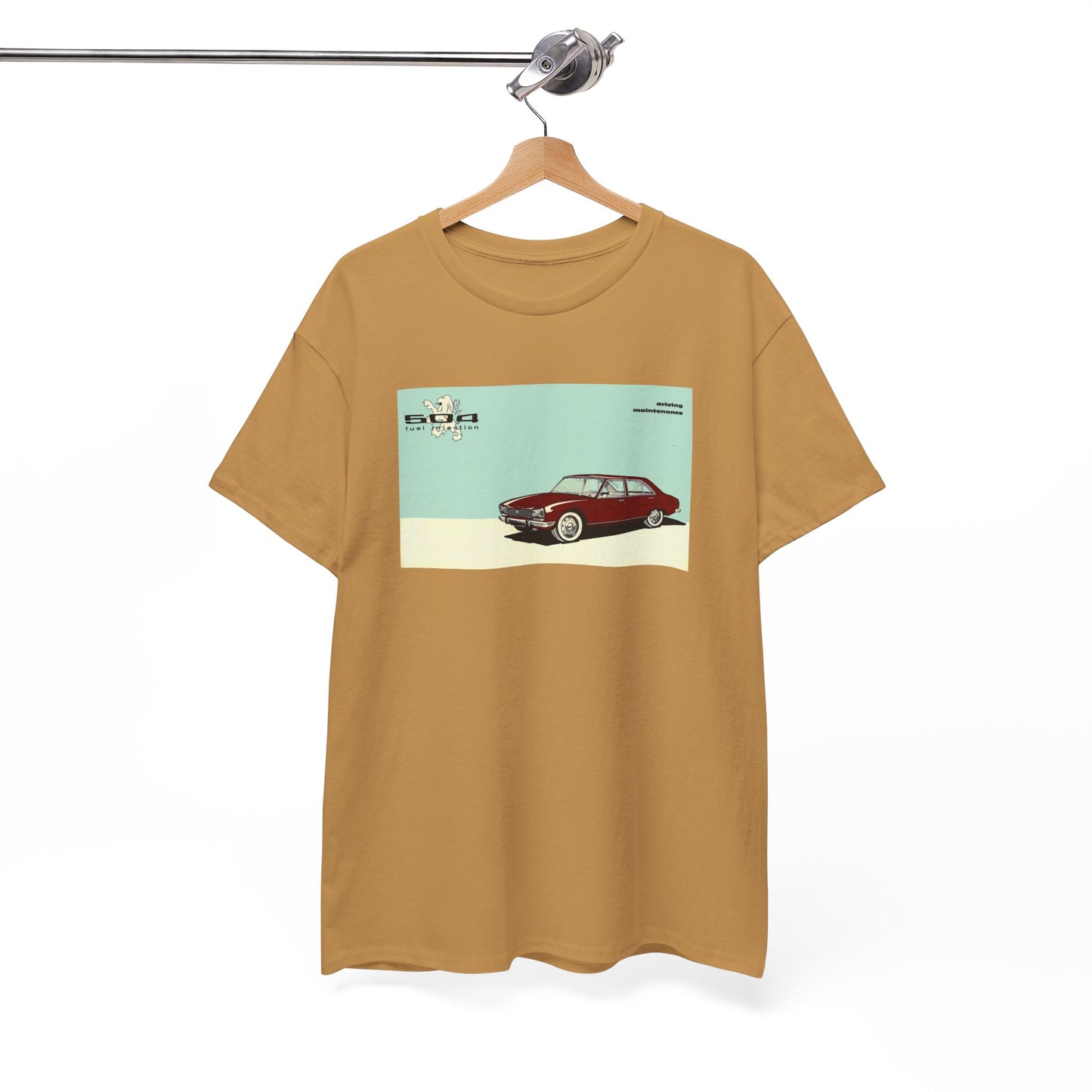 Retro Car Culture Tee #055: Peugeot 504