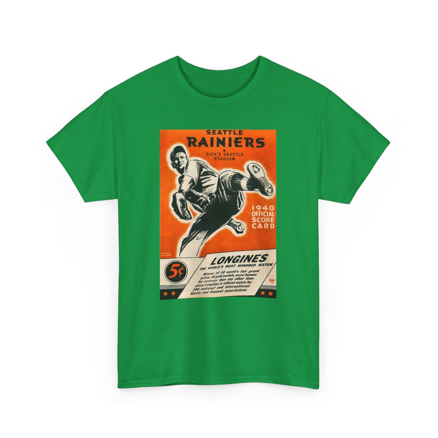 Baseball Tee #002: 1940 Seattle Rainiers Score Card