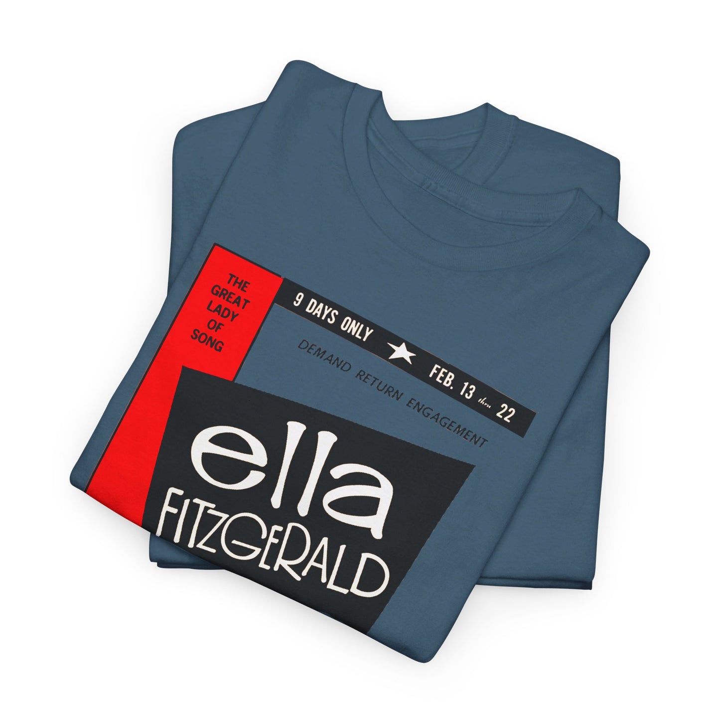 Concert Poster Tee #116: Ella Fitzgerald