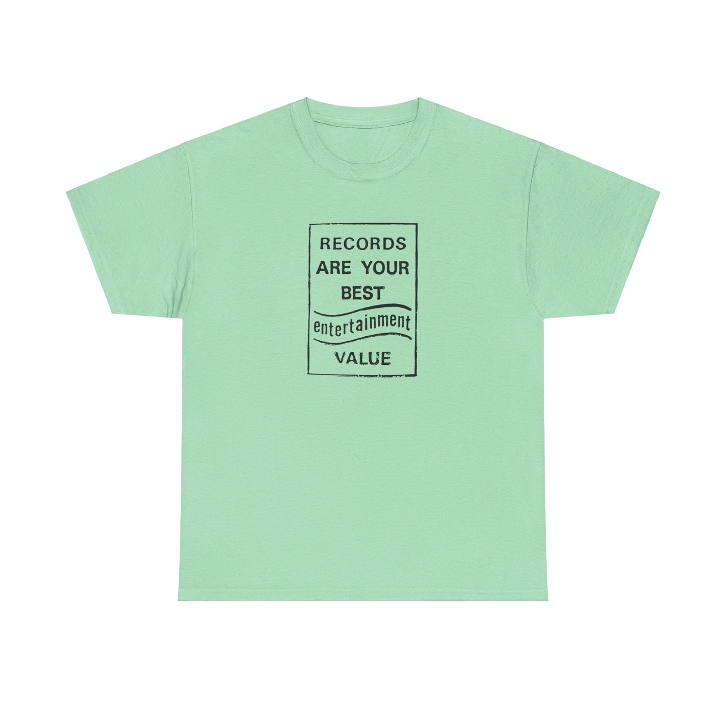 Retro Tee #205: Records Are Your Best Entertainment Value