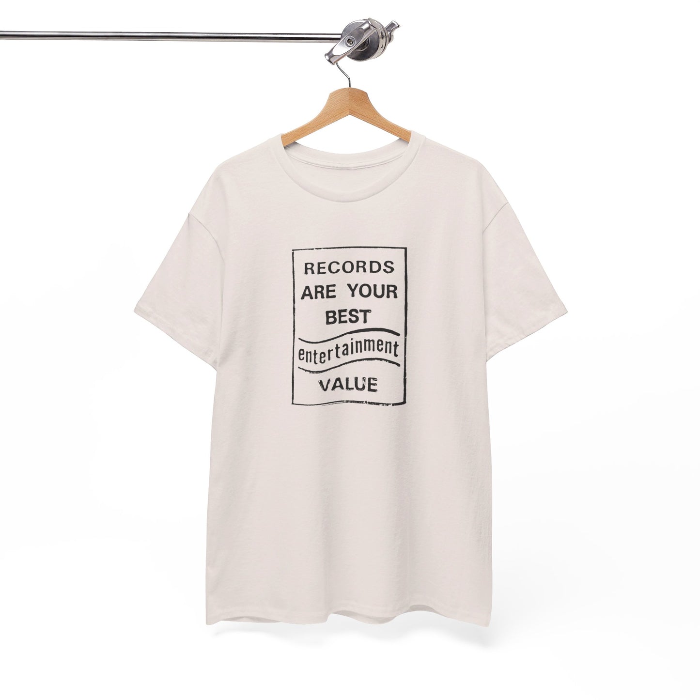 Retro Tee #205: Records Are Your Best Entertainment Value